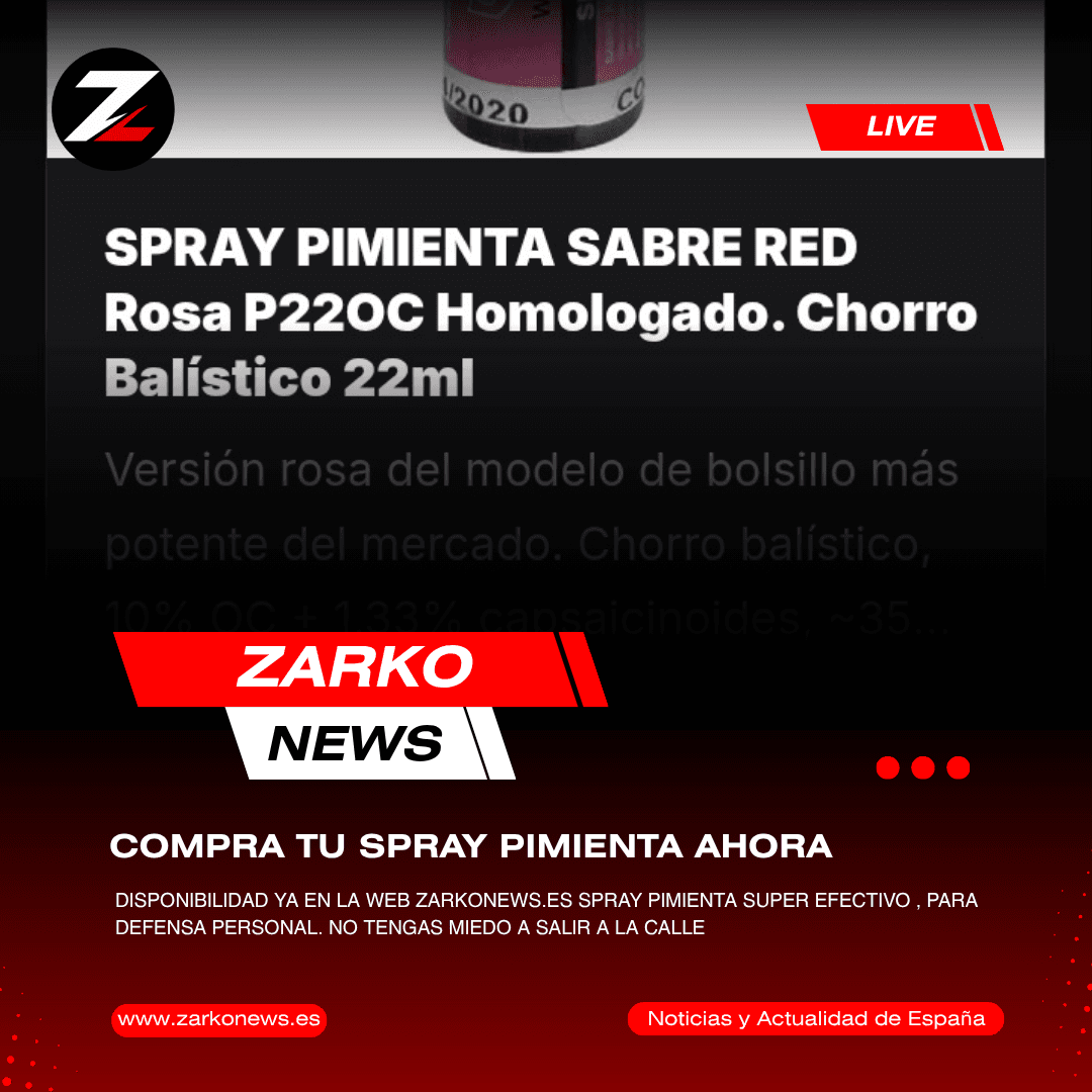 ¡Sálvate con un spray de pimienta! La nueva forma de defenderte en España