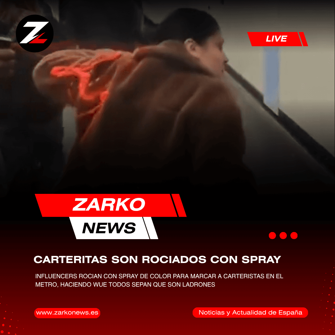 Así detuvieron a dos carteristas en el Metro de París con spray naranja