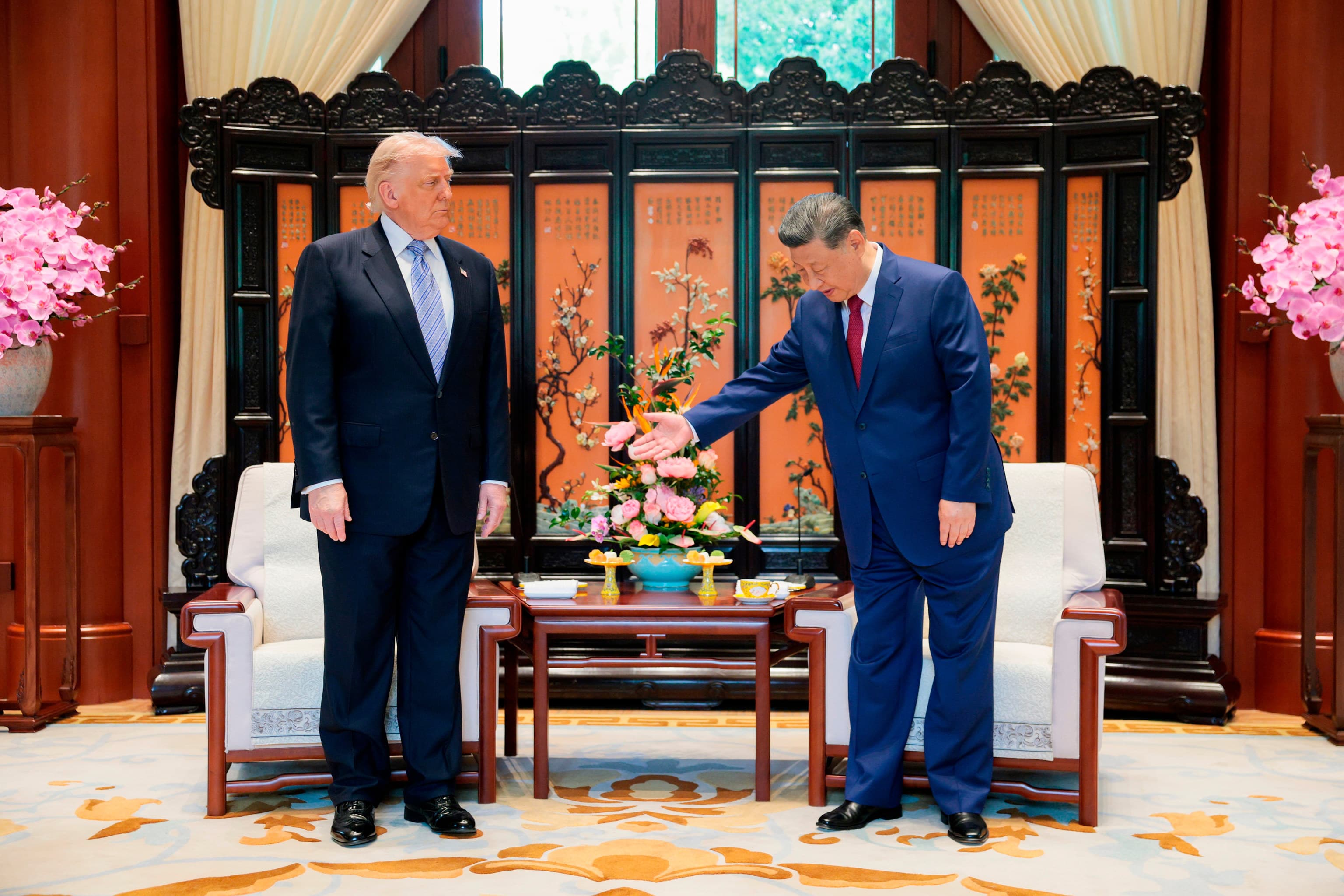 Trump y Xi se reúnen